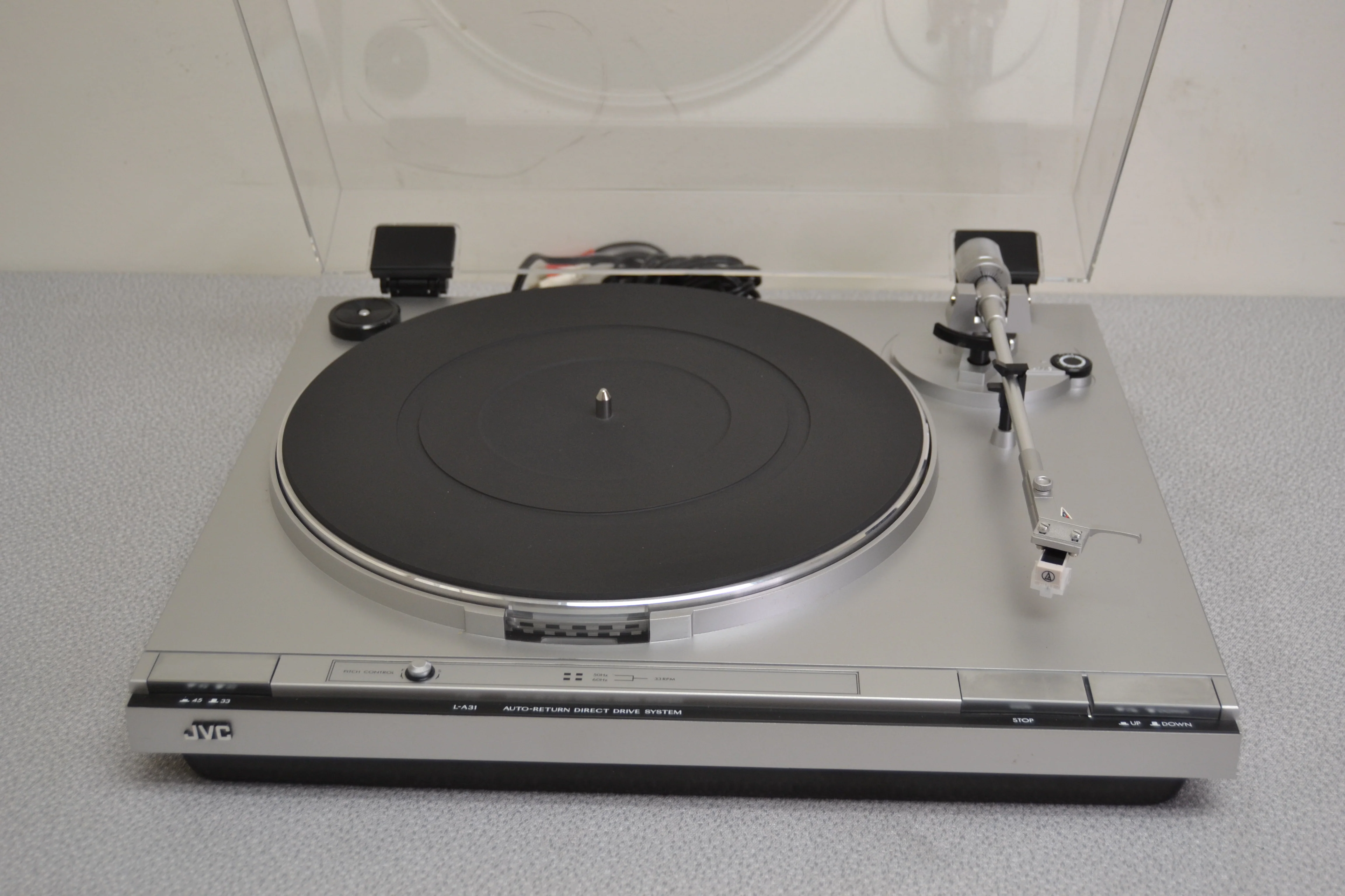 JVC L-A31 Direct Drive Turntable * NEW AT3600 Cartridge * Box - Image 4