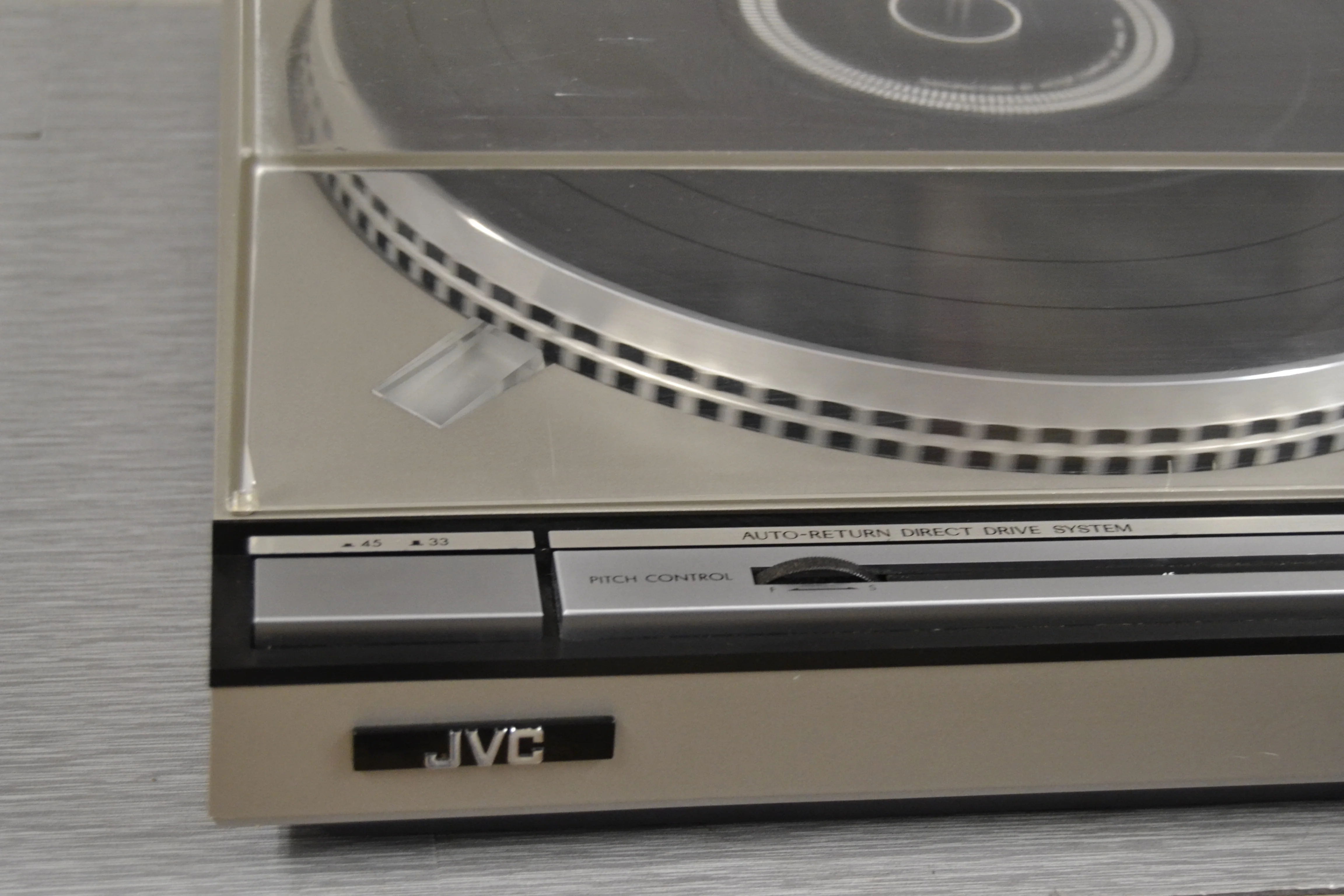 JVC L-A55 Direct Drive Turntable - NEW AT3600 Audio Technica Cartridge - Image 10