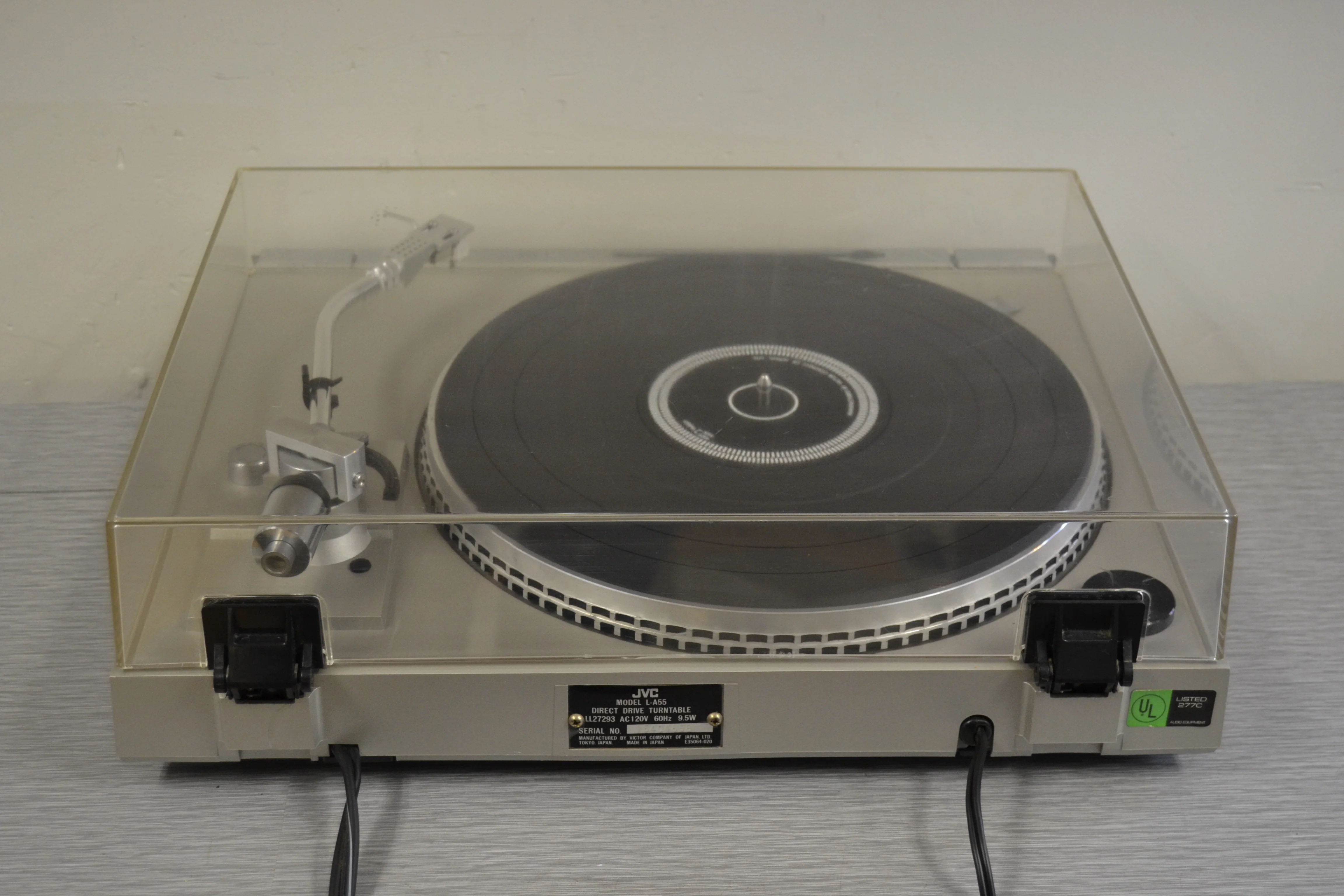 JVC L-A55 Direct Drive Turntable - NEW AT3600 Audio Technica Cartridge - Image 13