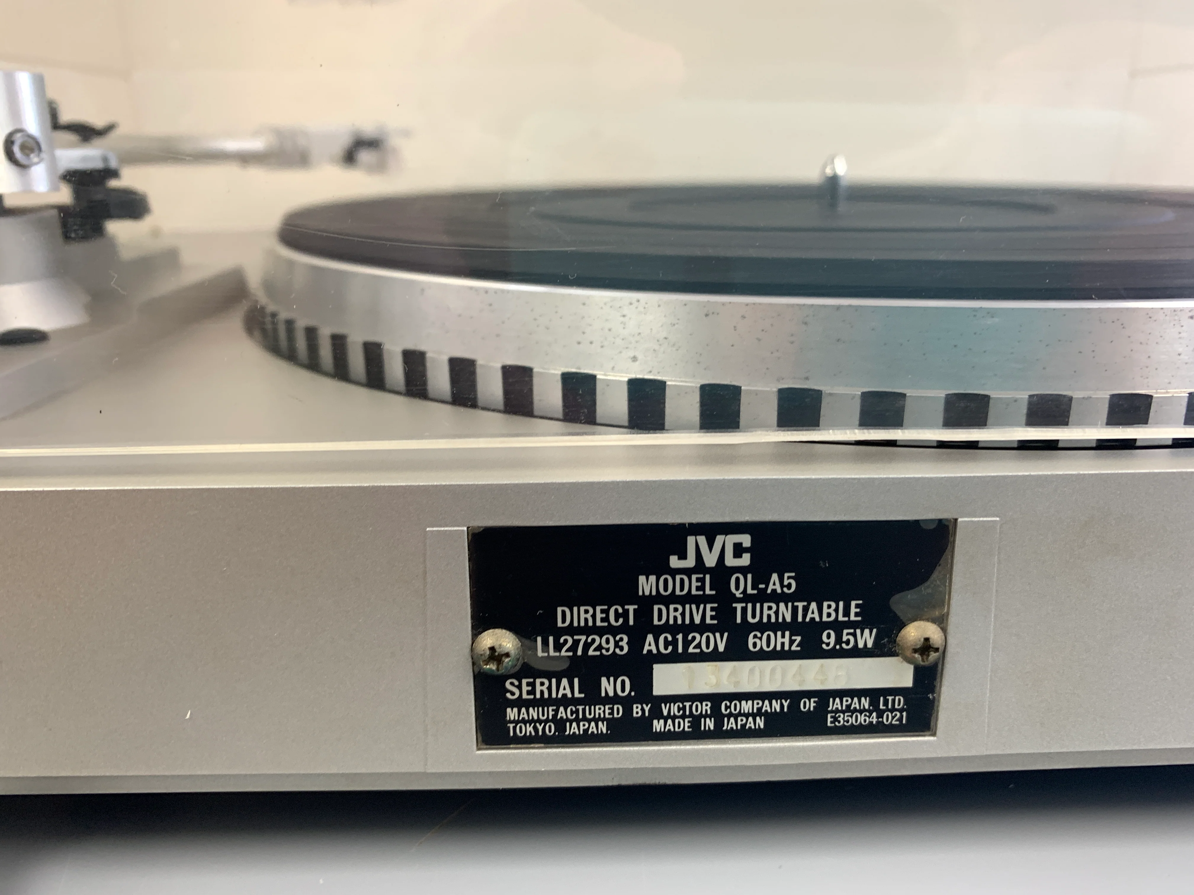 JVC QL-A5 Direct Drive Quartz Locked Turntable - Image 13