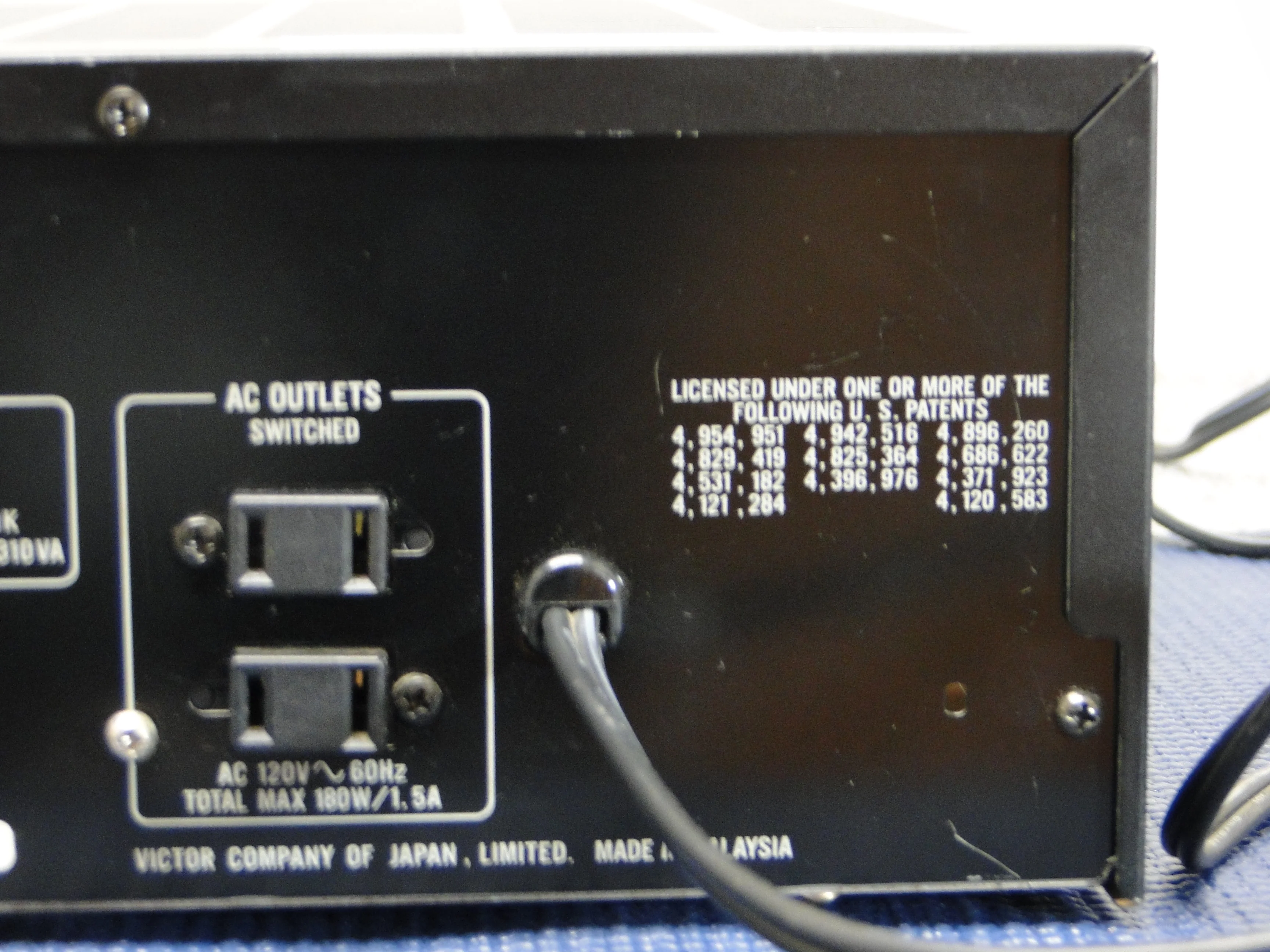 JVC RX-318 Stereo Receiver - Image 11