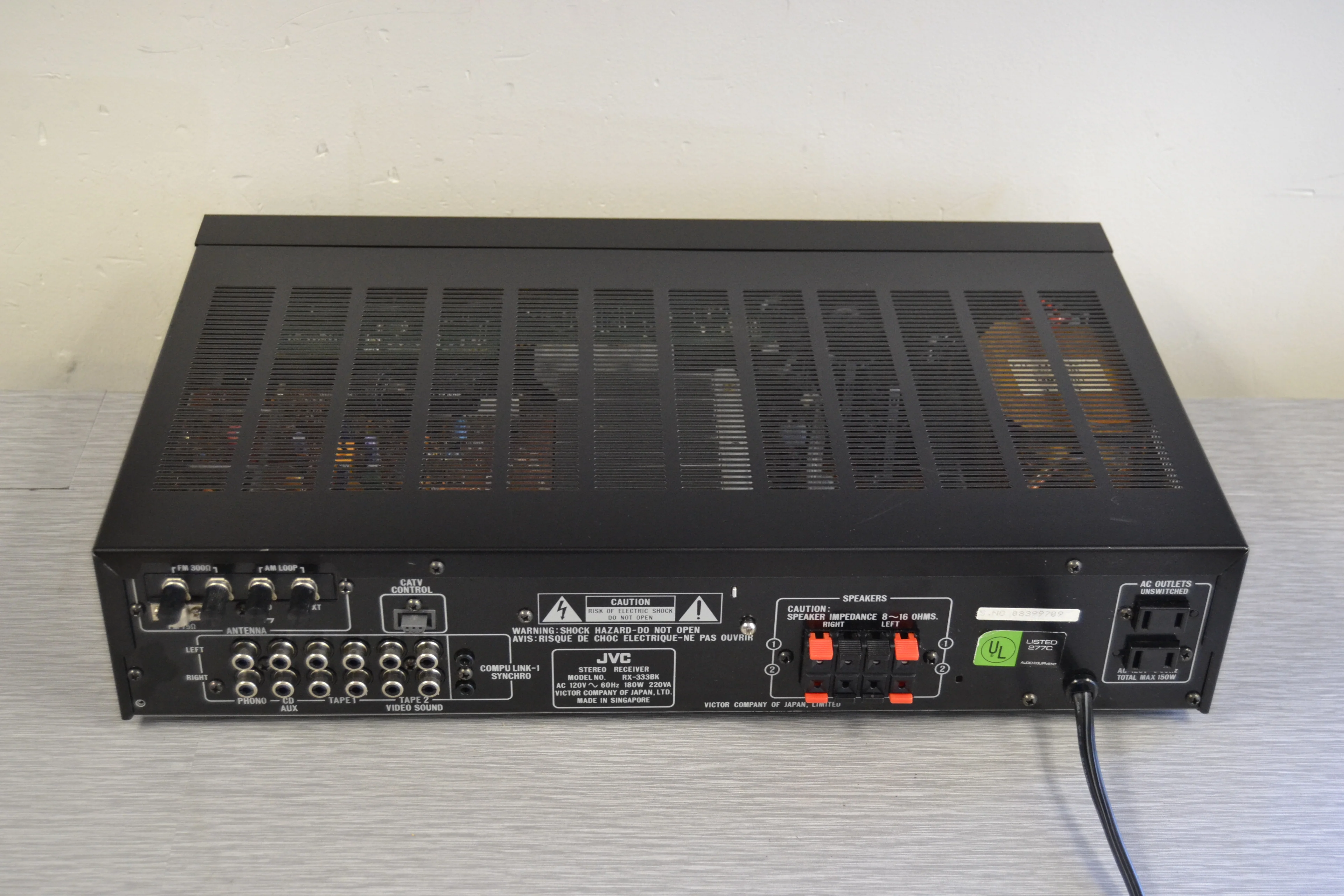 JVC RX-333 Stereo Receiver - 1989 - Image 11