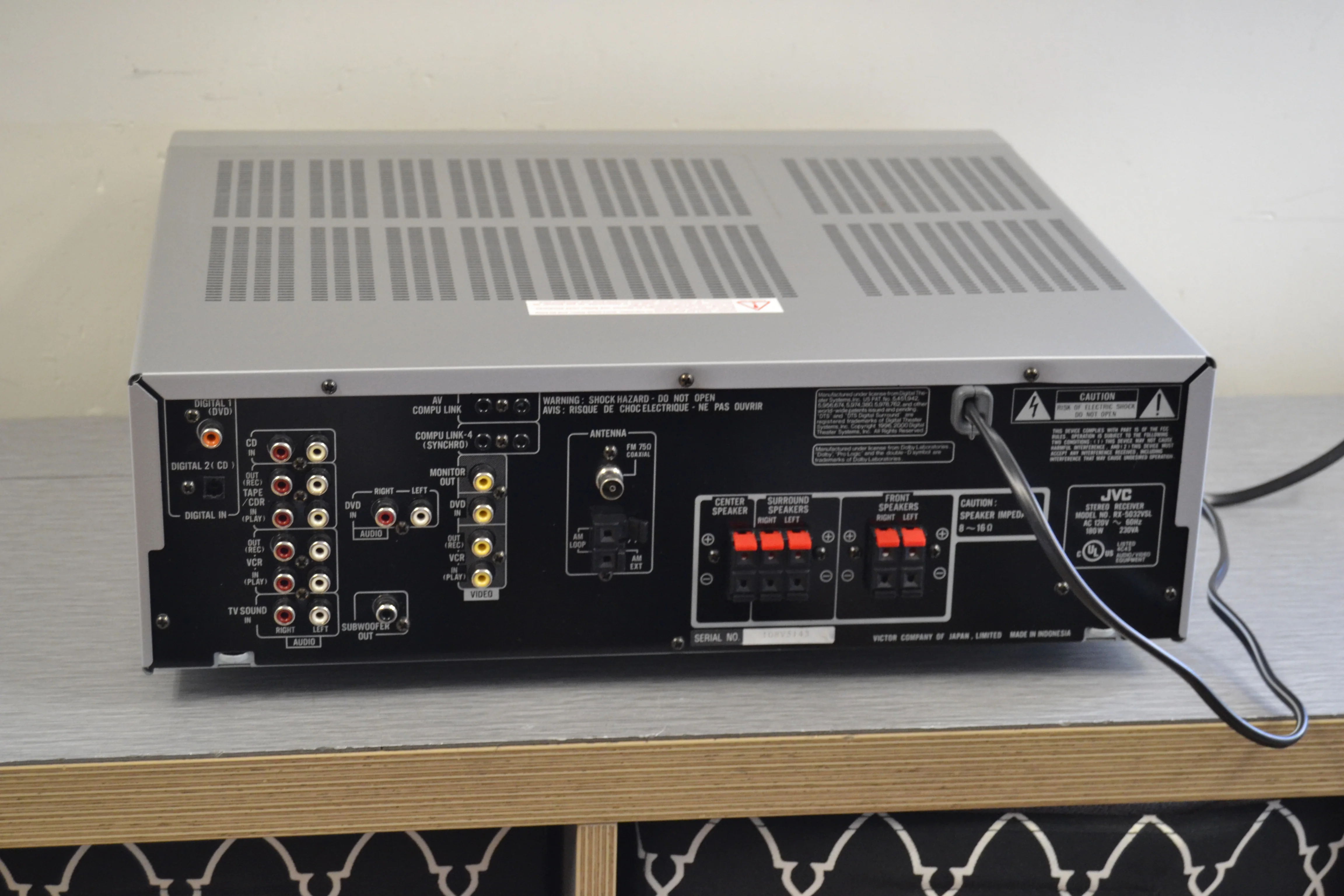 JVC RX-5032VSL Stereo Receiver * 100W RMS * Box - Image 11