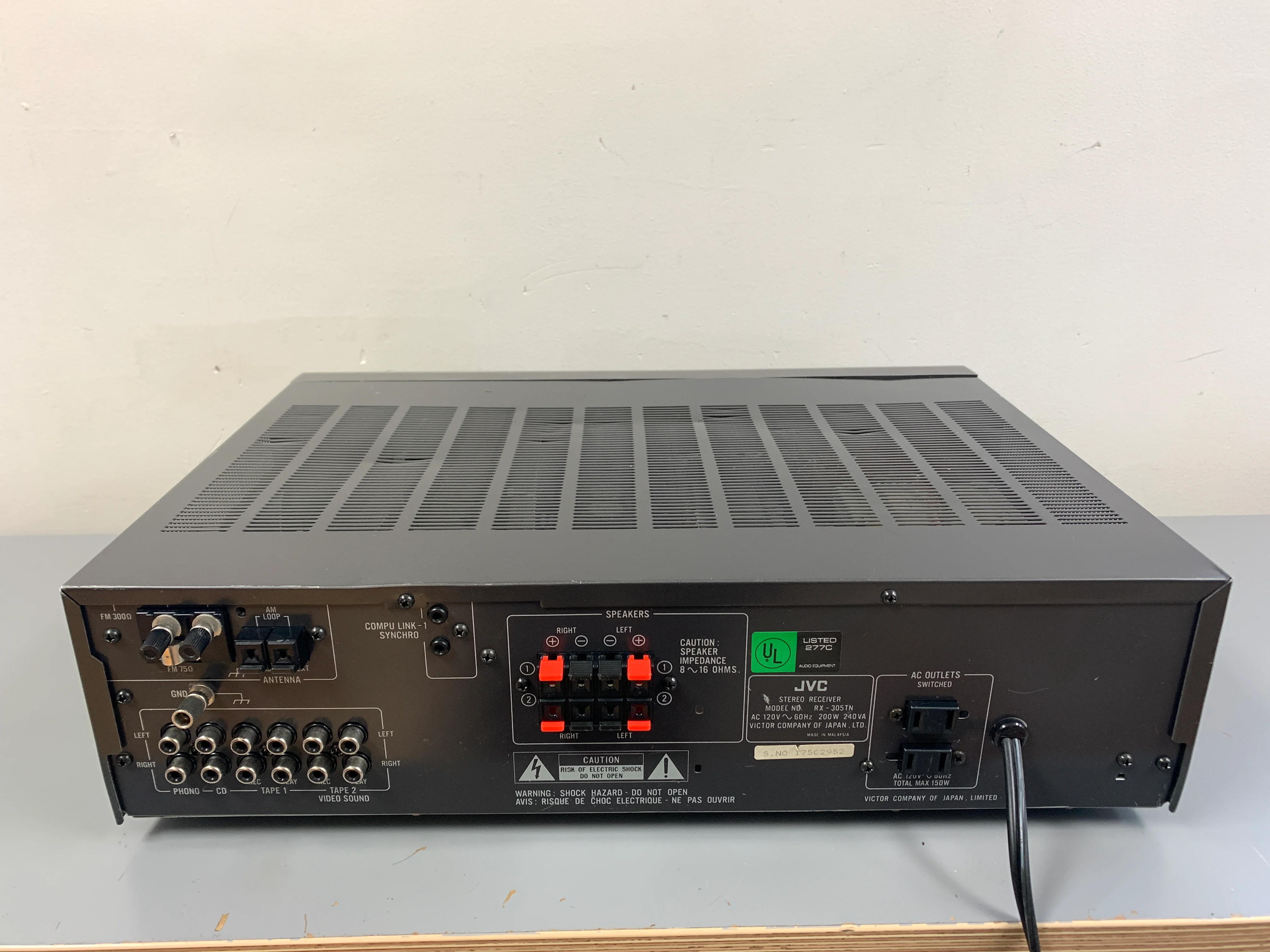 JVC-RX305 Stereo Receiver - Image 8