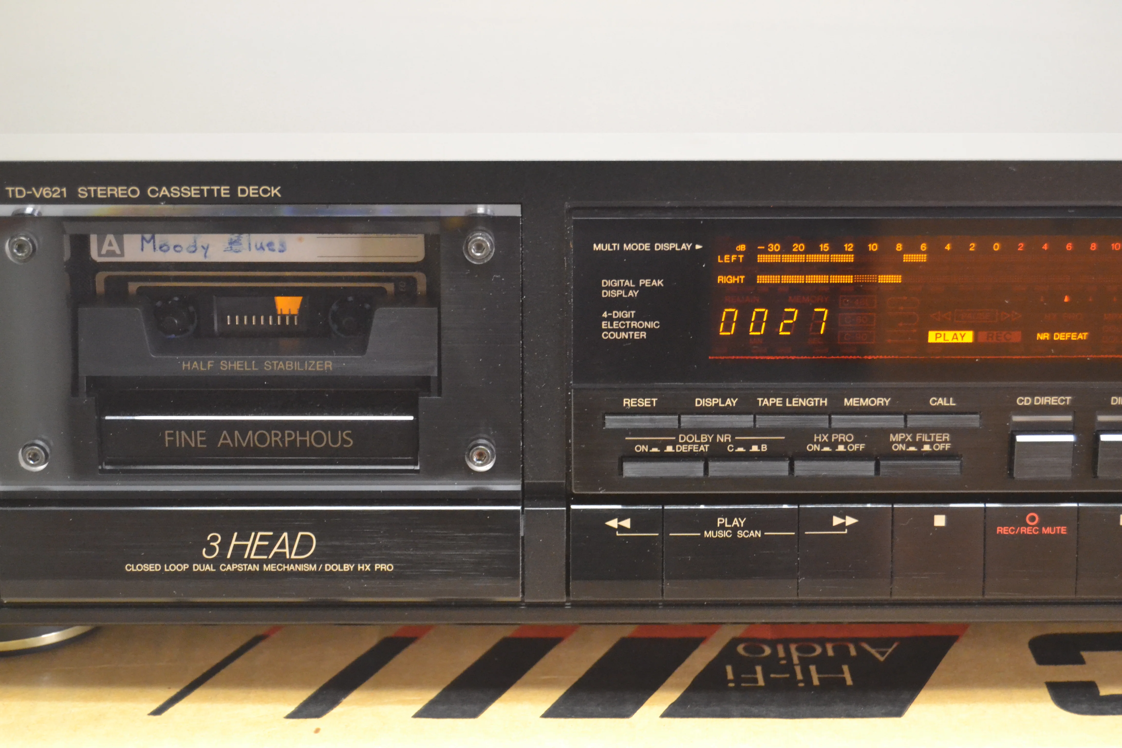JVC TD-V621 3-Head Stereo Tape Recorder (1989-90) * Fully Serviced * New Belts * Box * Manuals - Image 4