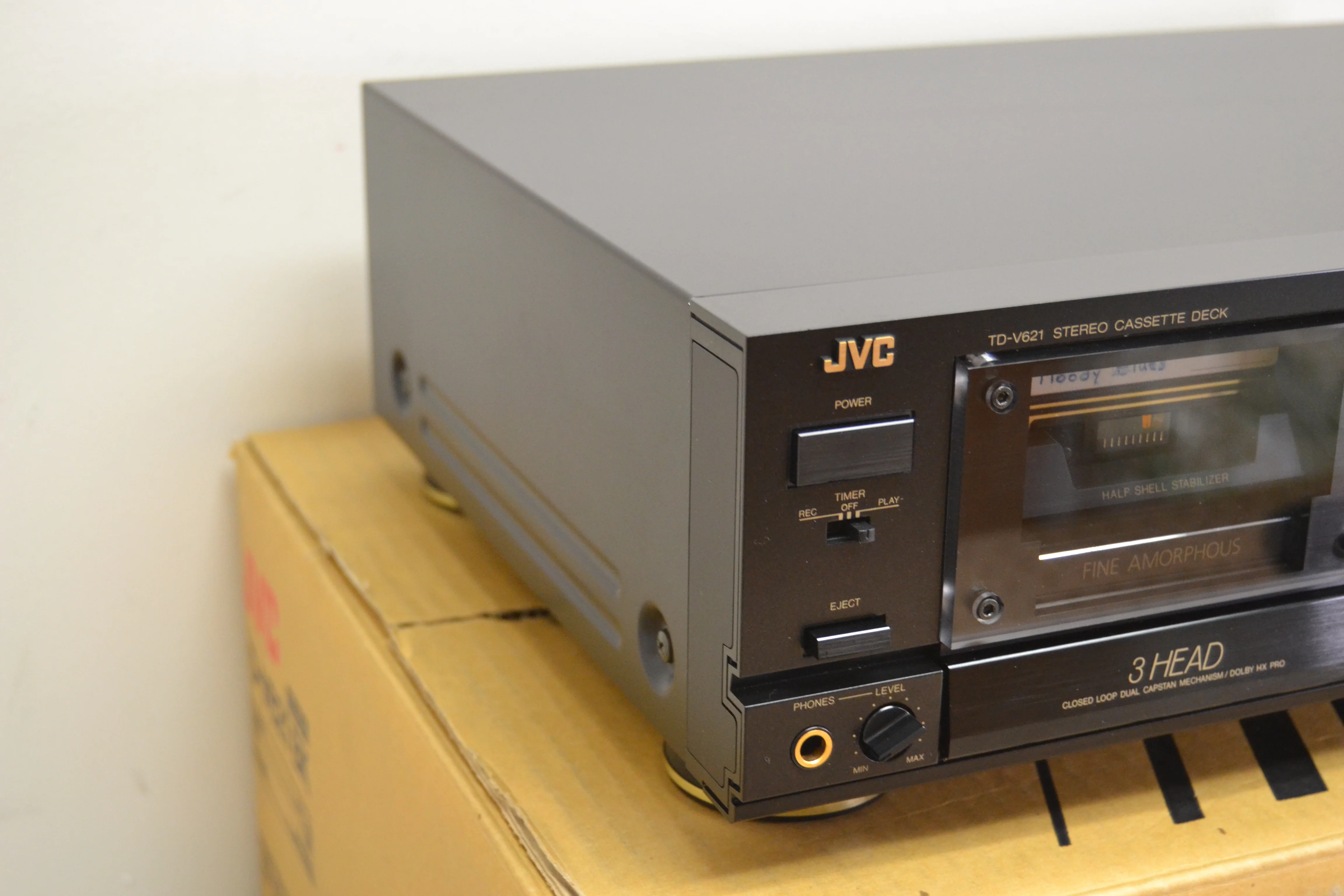JVC TD-V621 3-Head Stereo Tape Recorder (1989-90) * Fully Serviced * New Belts * Box * Manuals - Image 9