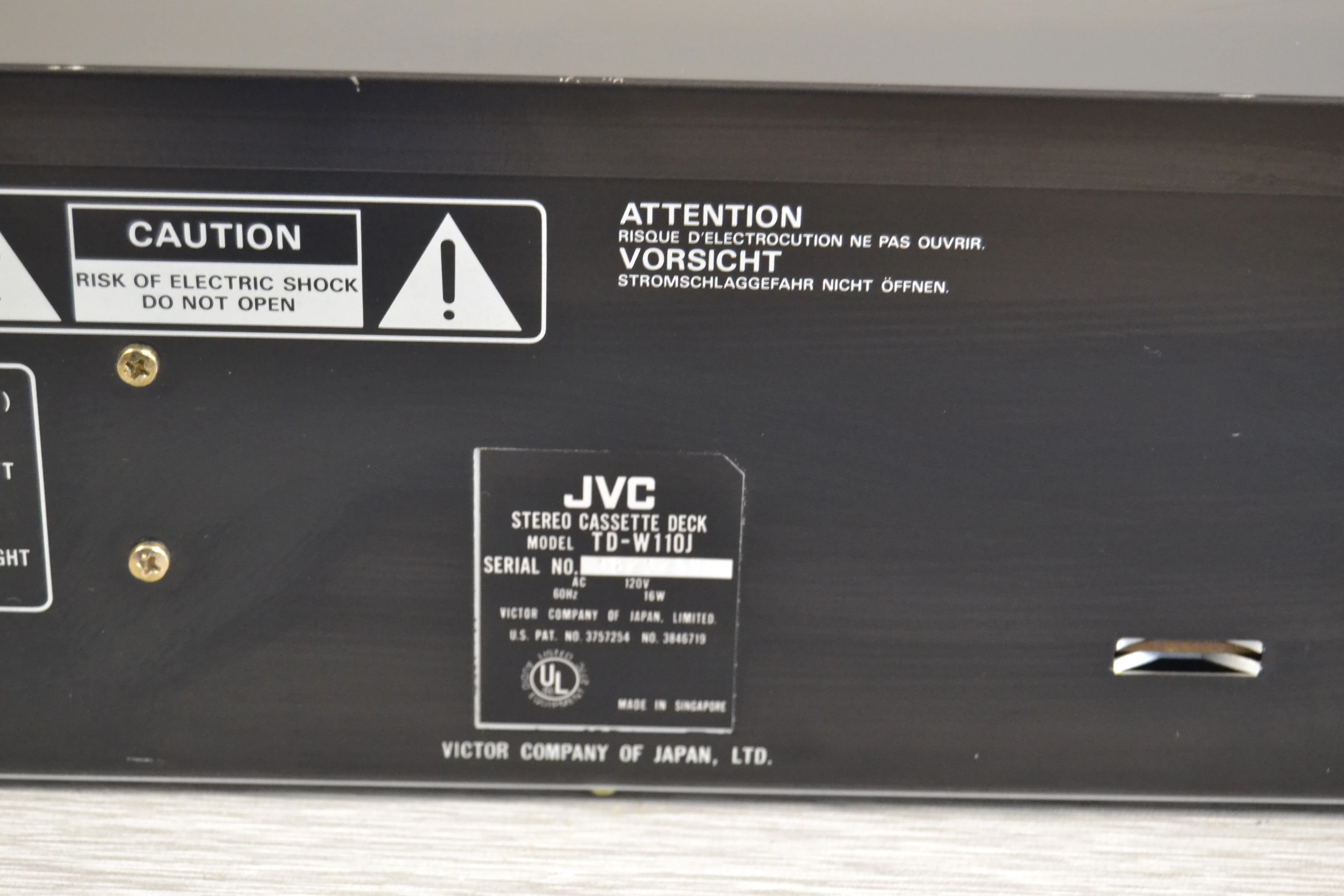 JVC TD-W110 Double Cassette Deck - Image 10