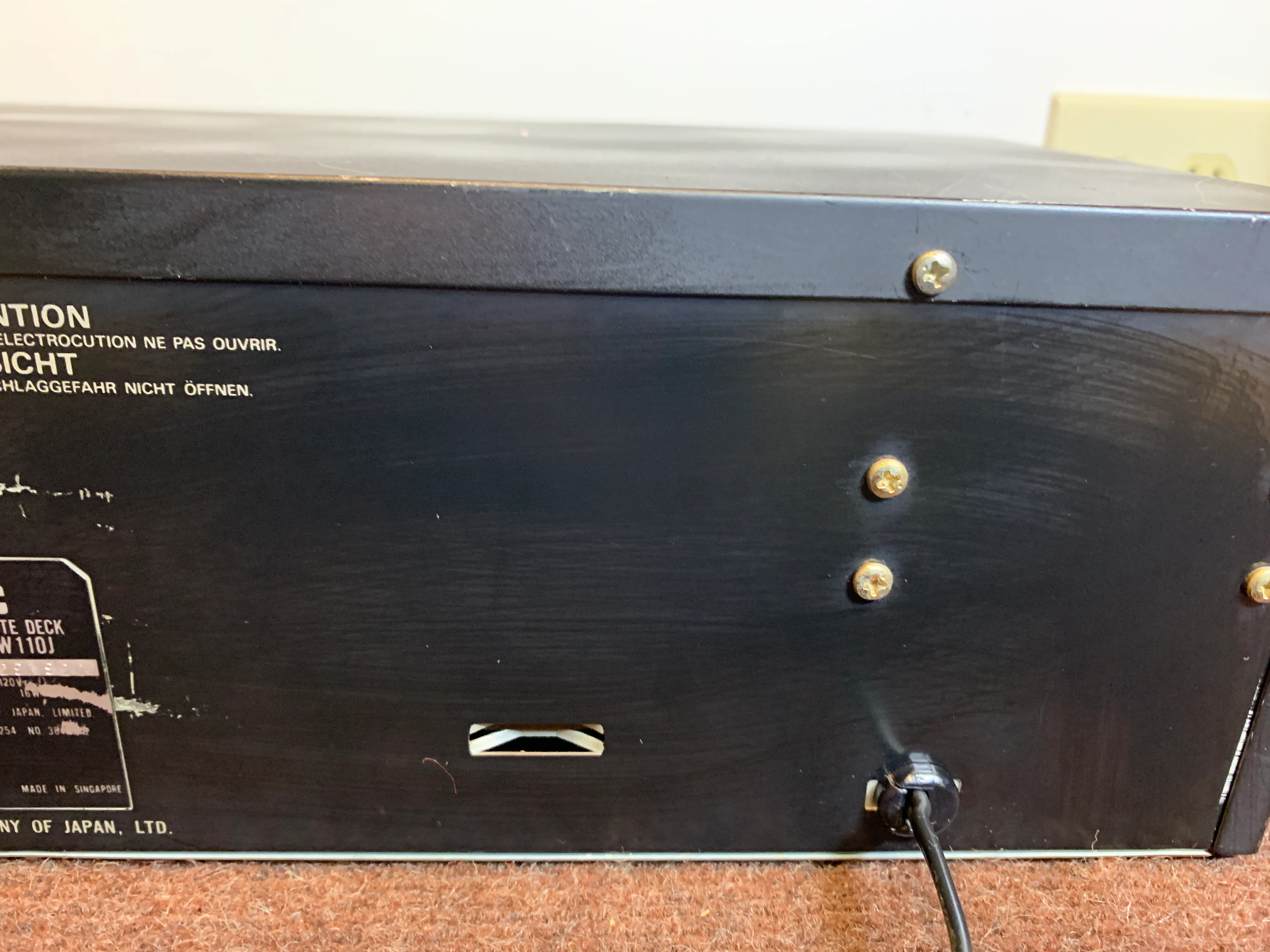 JVC TD-W110 Double Cassette Deck - Image 13