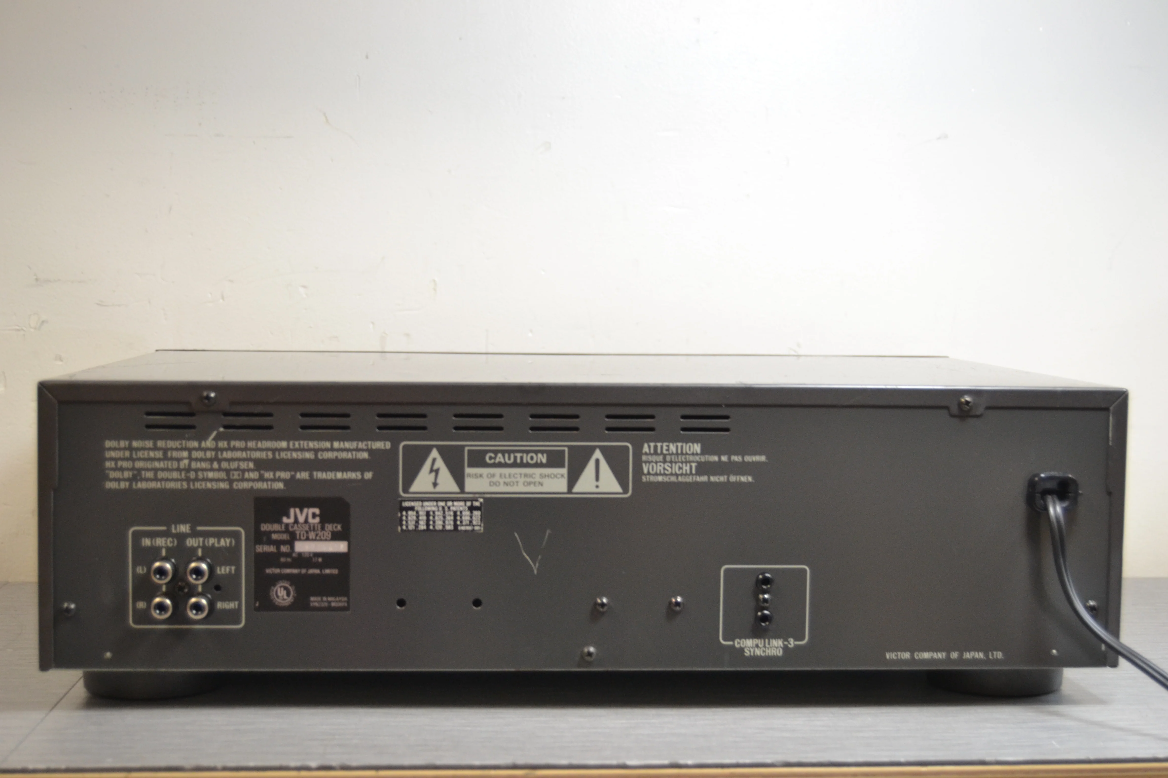 JVC TD-W209 Double Cassette Recorder - Image 8