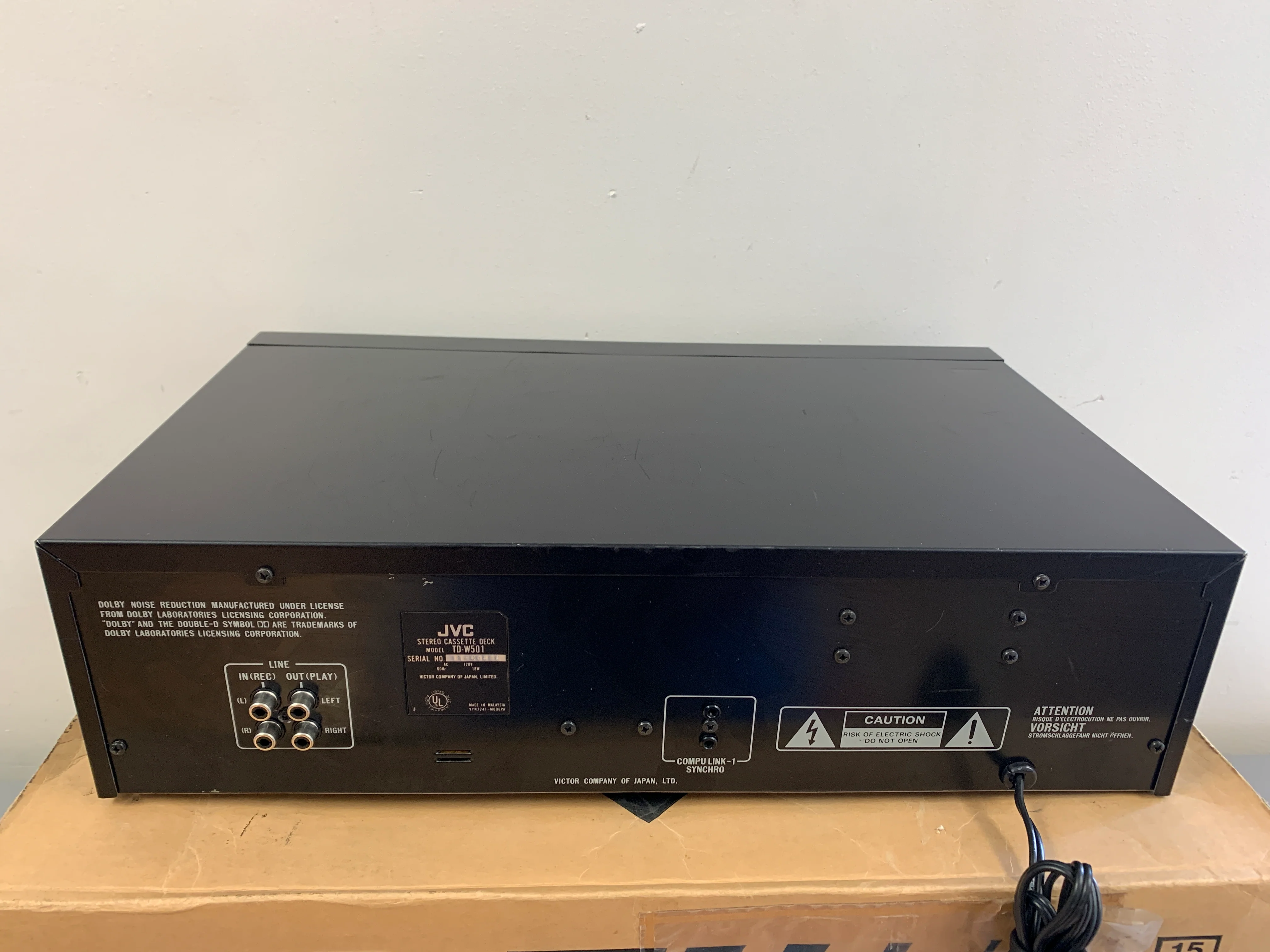 JVC TD-W501 Double Cassette Deck * Original Box - Image 14