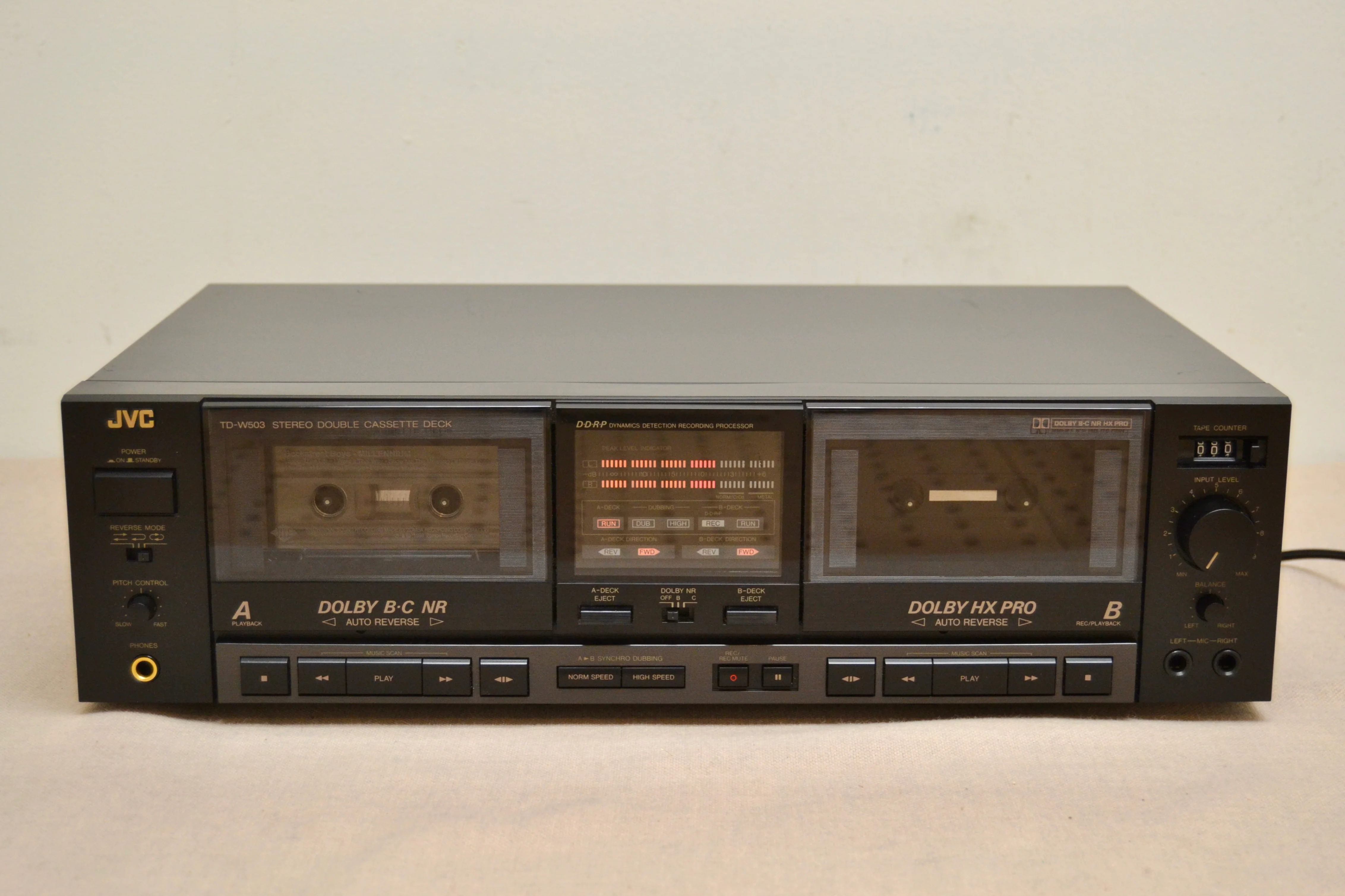 JVC TD-W503 Double Cassette Deck * Fully Serviced * New Belts