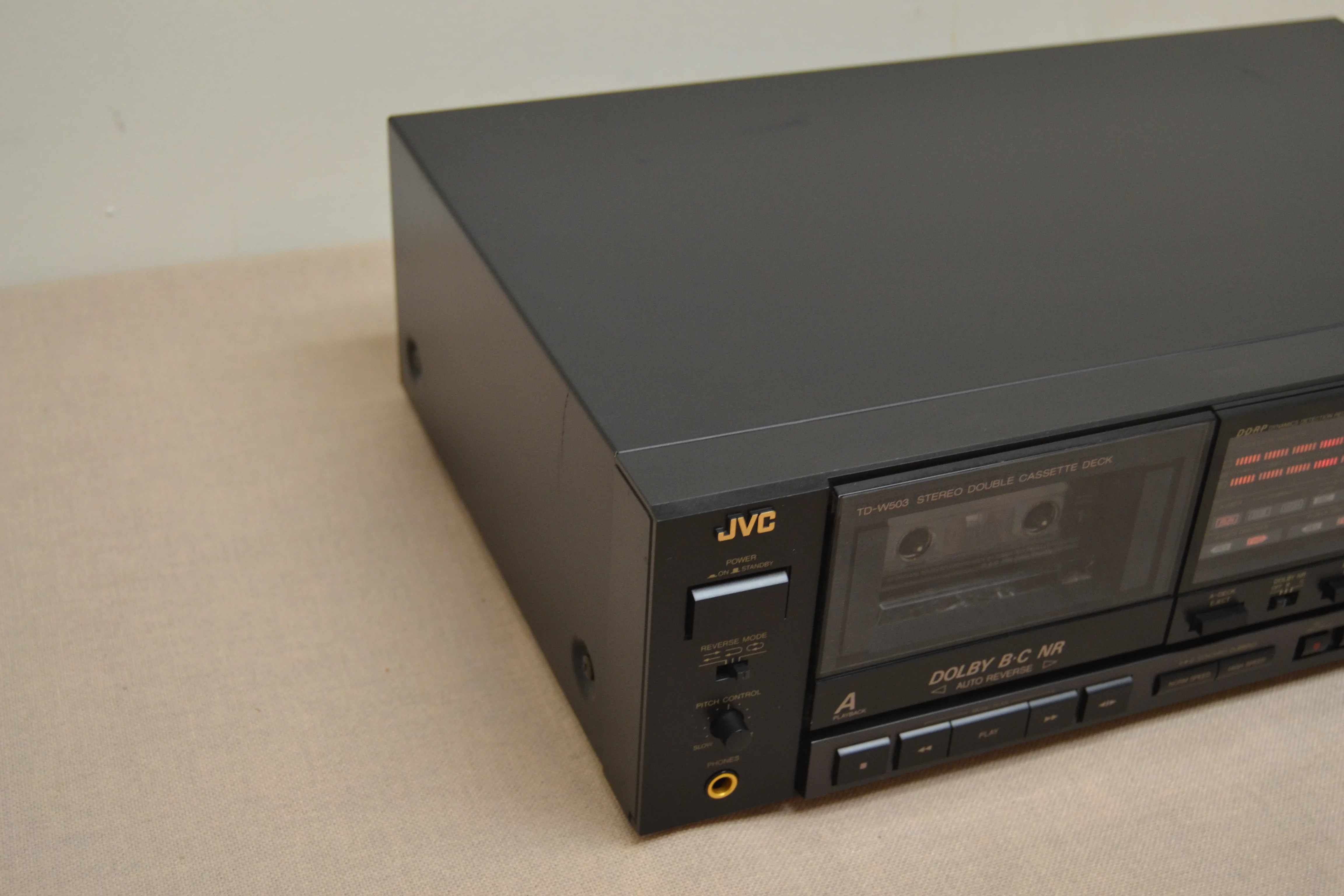 JVC TD-W503 Double Cassette Deck * Fully Serviced * New Belts - Image 7