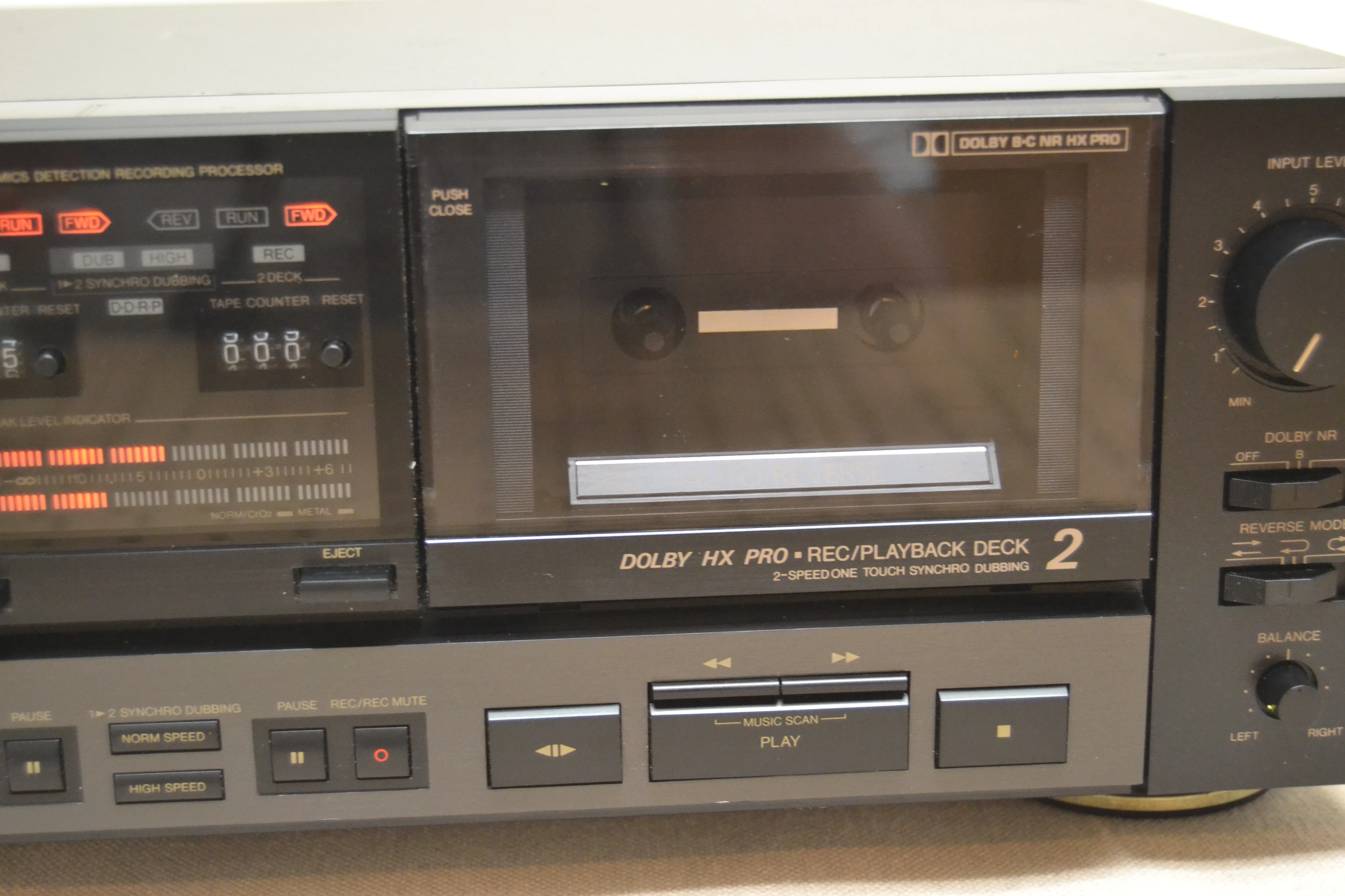 JVC TD-W803 Double Cassette Deck * Double Autoreverse * Fully Serviced * New Belts - Image 4