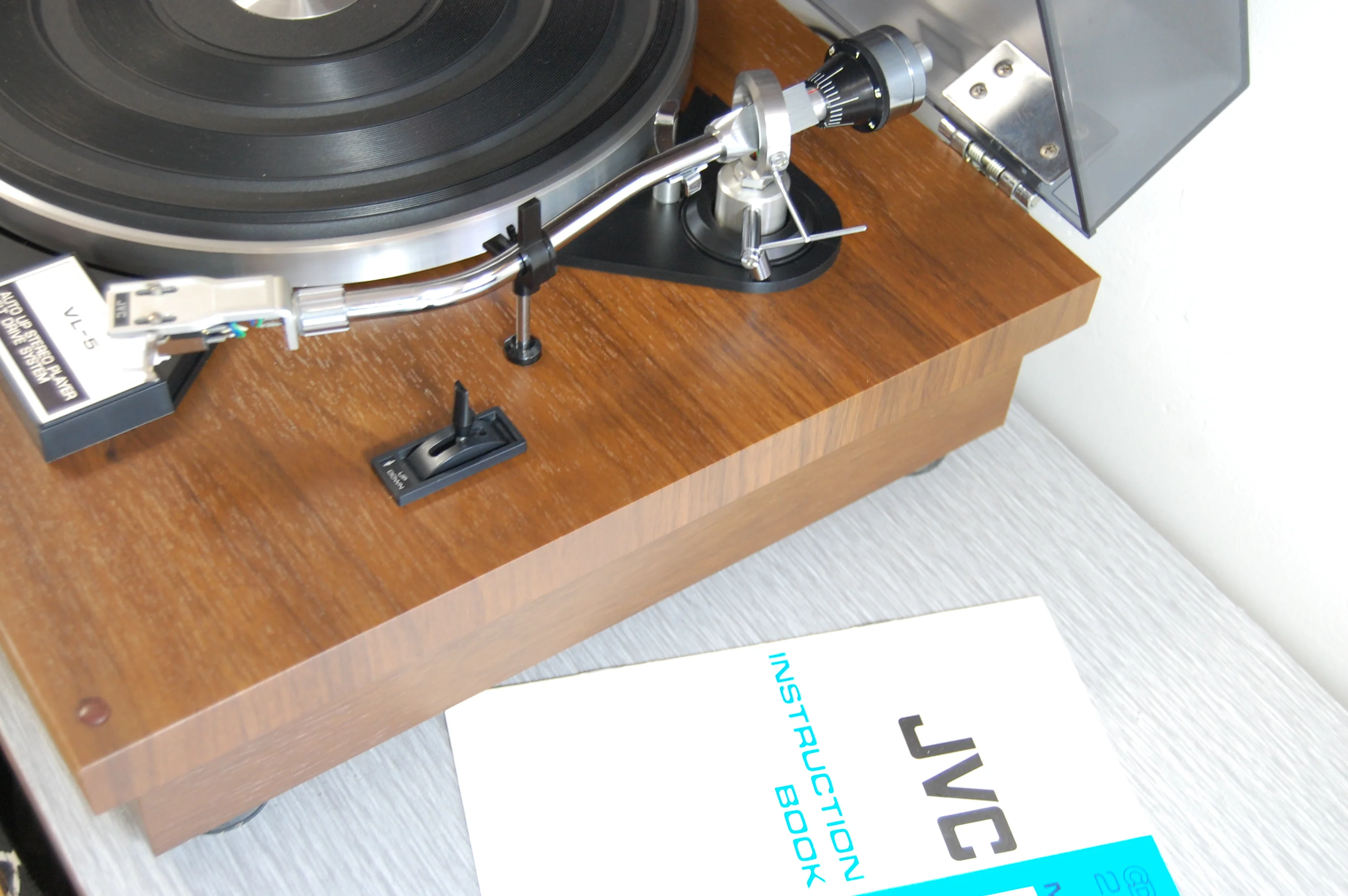 JVC VL-5 Turntable * 1973 * New Audio Technica AT3600 Cartridge * Manual - Image 13