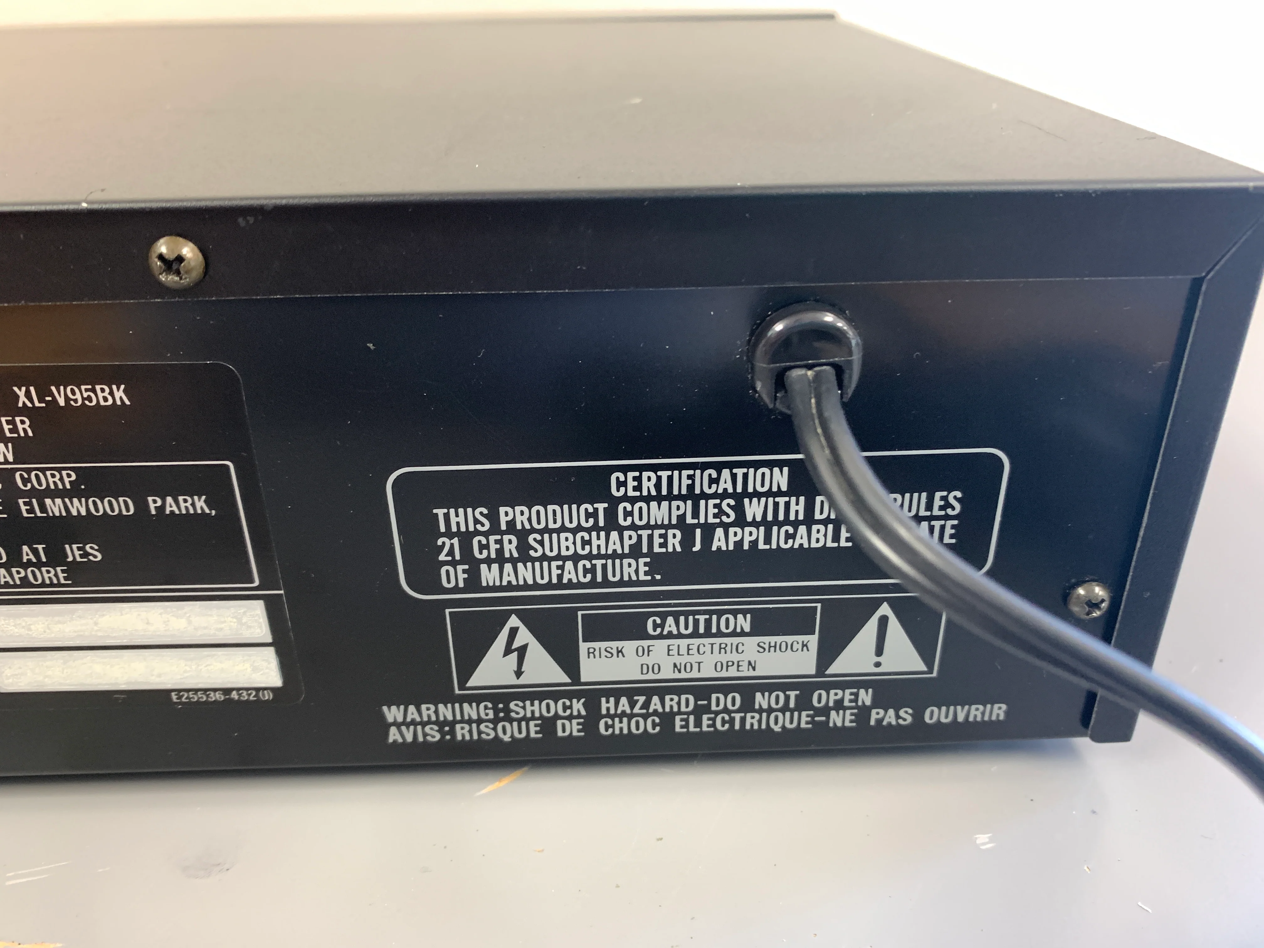 JVC XL-V95 Single CD Player - Image 11