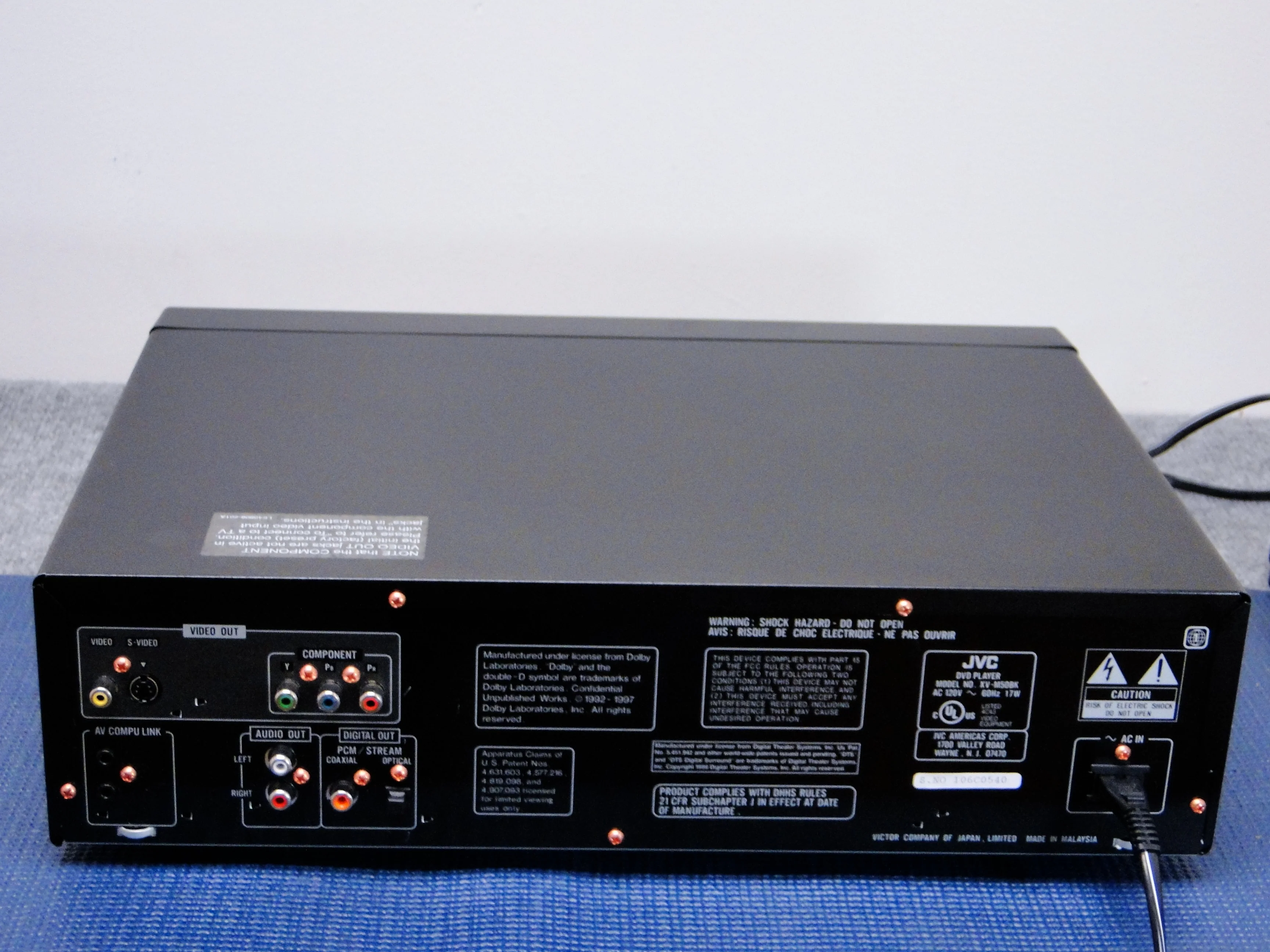 JVC XV-M50 Dvd Changer * 3 Discs - Image 10