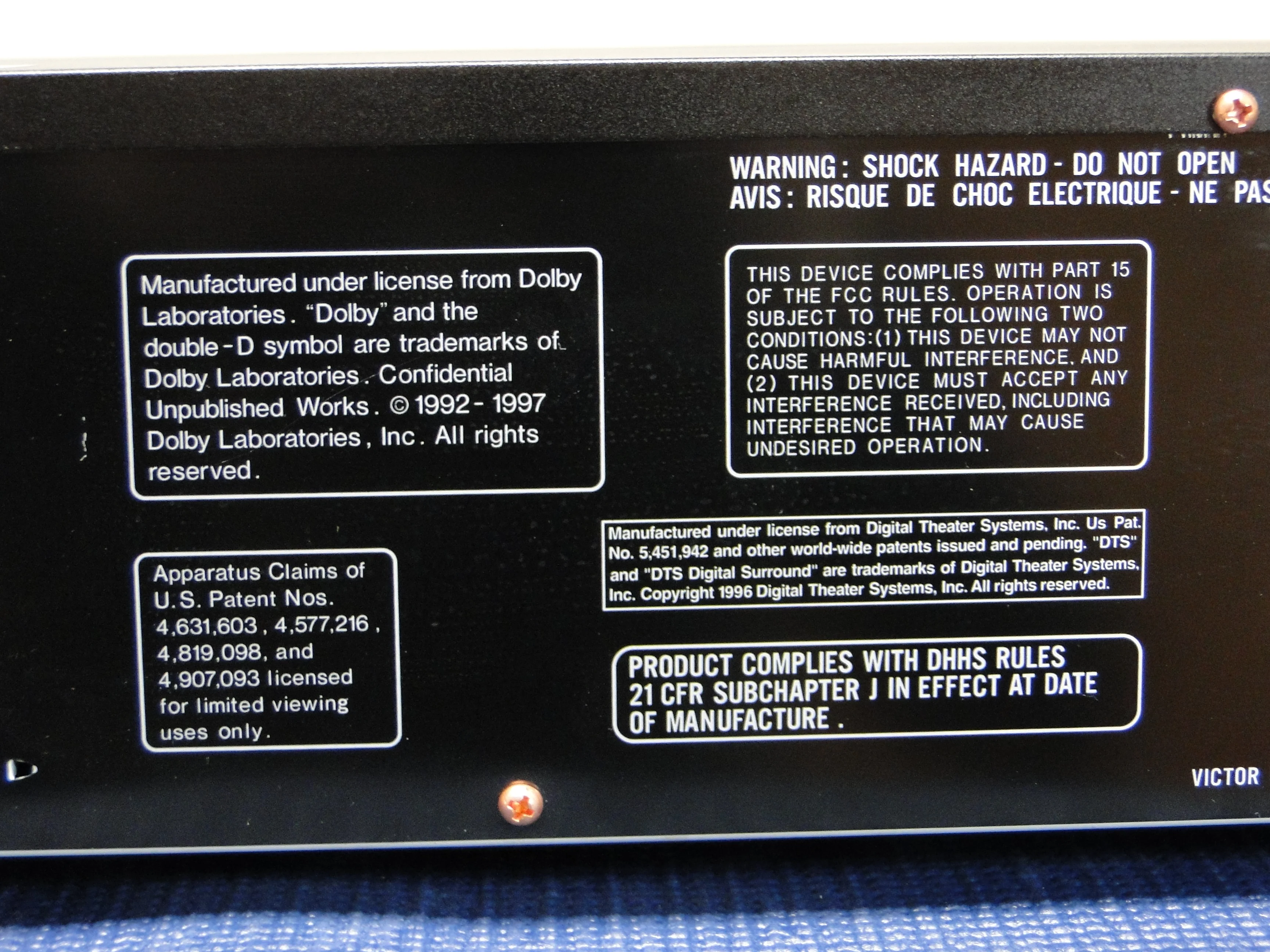 JVC XV-M50 Dvd Changer * 3 Discs - Image 13