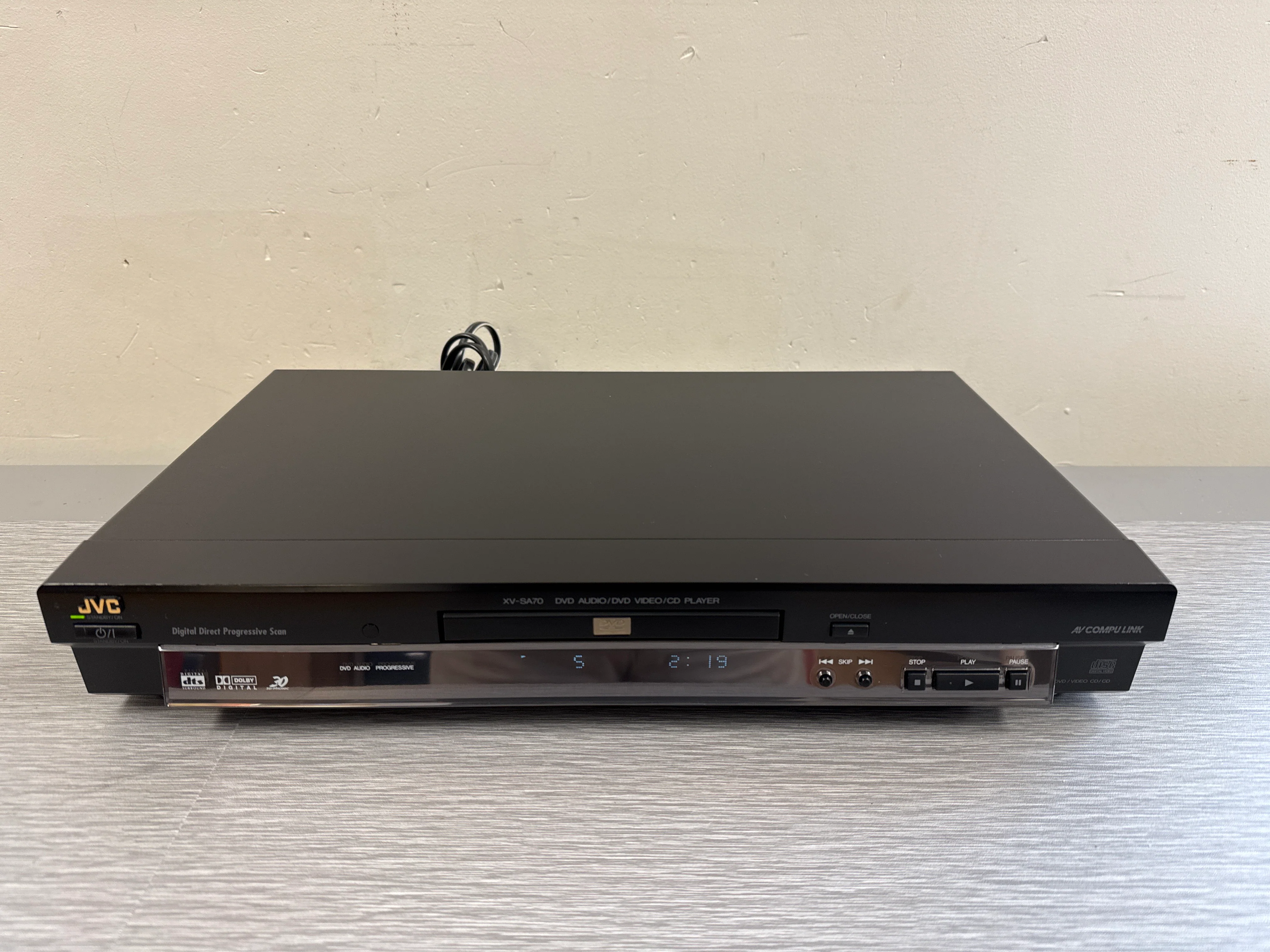 JVC XV-SA70 DVD/CD Single Player