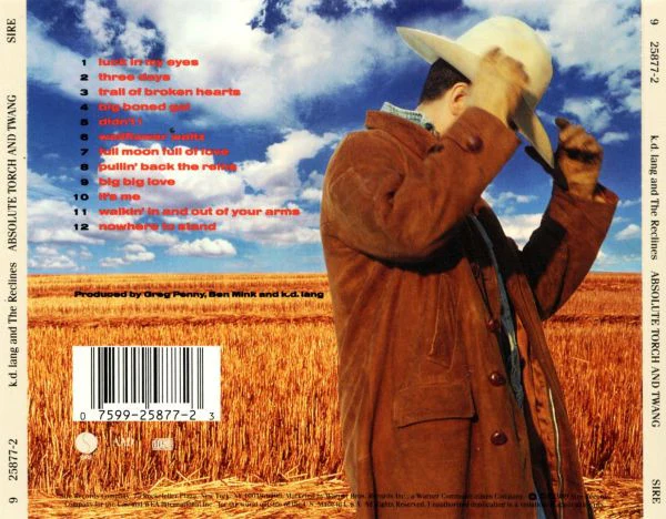 k.d. lang And The Reclines - Absolute Torch And Twang (CD, Album) (Near Mint (NM or M-)) - Image 3