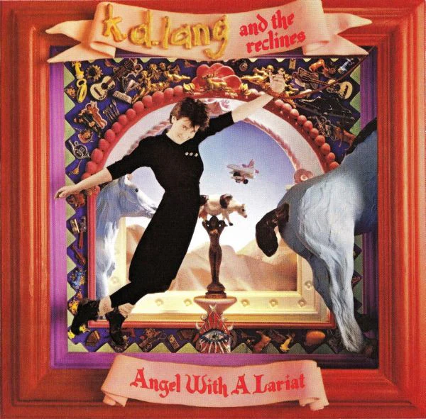 k.d. lang and the reclines - Angel With A Lariat (LP, Album) (Very Good Plus (VG+))