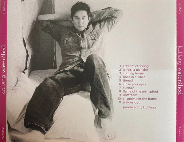 k.d. lang - Watershed (CD, Album) (Near Mint (NM or M-)) - Image 2