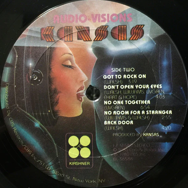 Kansas - Audio-Visions (LP, Album, Pit) (Near Mint (NM or M-)) - Image 4