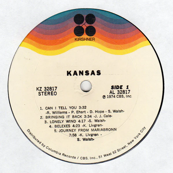 Kansas - Kansas (LP, Album, Ter) (Very Good Plus (VG+)) - Image 3