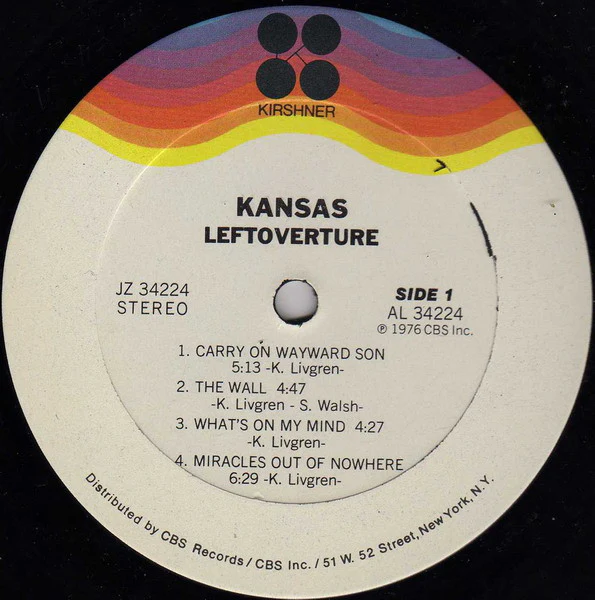 Kansas - Leftoverture (LP, Album, Gol) (Near Mint (NM or M-)) - Image 4