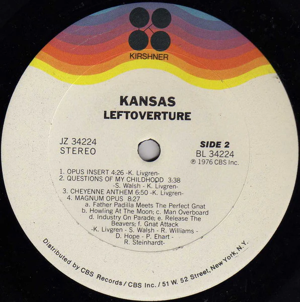 Kansas - Leftoverture (LP, Album, Gol) (Near Mint (NM or M-)) - Image 5