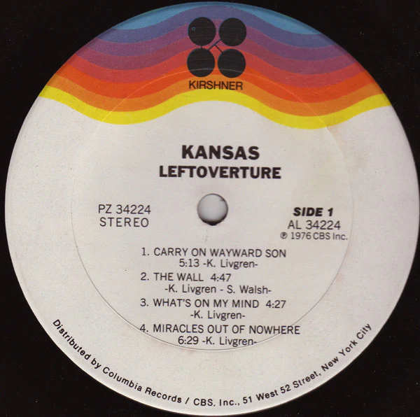 Kansas - Leftoverture (LP, Album, Ter) (Very Good Plus (VG+)) - Image 3