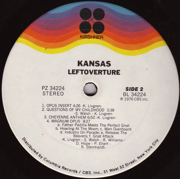 Kansas - Leftoverture (LP, Album, Ter) (Very Good Plus (VG+)) - Image 4