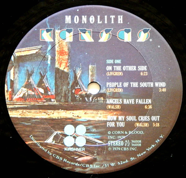 Kansas - Monolith (LP, Album, Pit) (Very Good (VG)) - Image 4