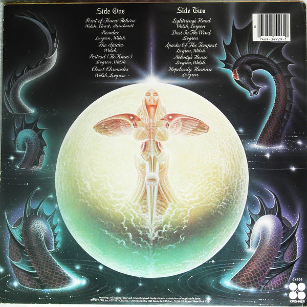 Kansas - Point Of Know Return (LP, Album, Pit) (Near Mint (NM or M-)) - Image 2