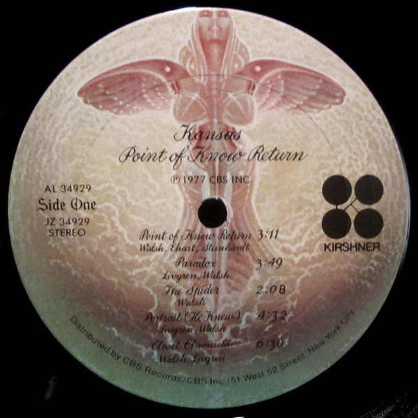 Kansas  - Point Of Know Return (LP, Album, Pit) (Very Good Plus (VG+)) - Image 4