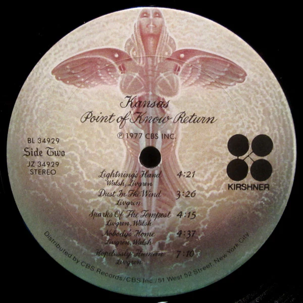 Kansas  - Point Of Know Return (LP, Album, Pit) (Very Good Plus (VG+)) - Image 5