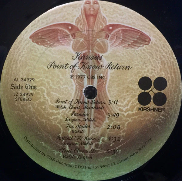 Kansas - Point Of Know Return (LP, Album, Ter) (Very Good Plus (VG+)) - Image 3