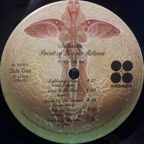 Kansas - Point Of Know Return (LP, Album, Ter) (Very Good Plus (VG+)) - Image 4