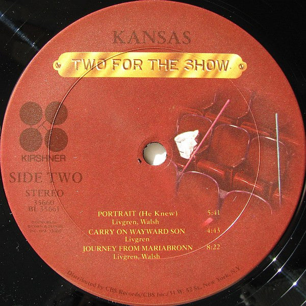 Kansas  - Two For The Show (2xLP, Album, Ter) (Very Good Plus (VG+)) - Image 5