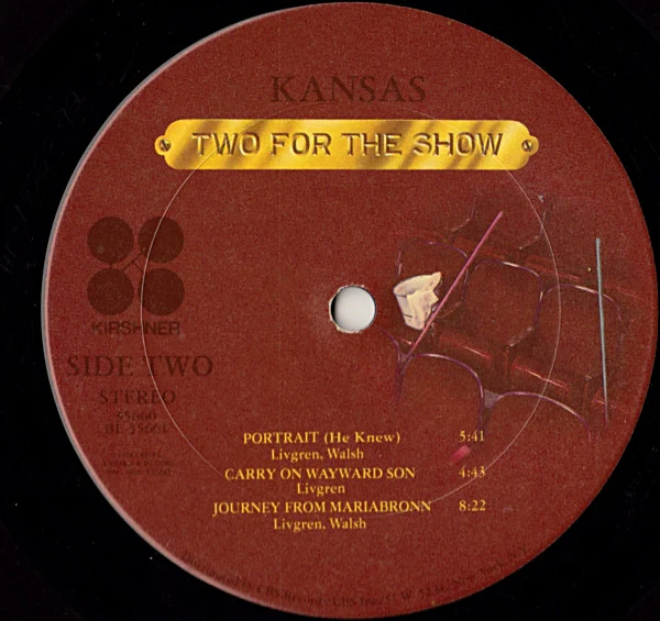 Kansas - Two For The Show (2xLP, Album) (Very Good Plus (VG+)) - Image 5