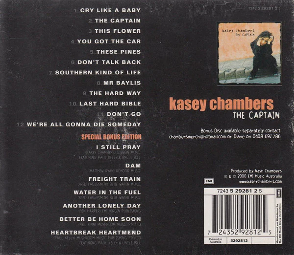 Kasey Chambers - The Captain (2xCD, Album, Spe) (Very Good Plus (VG+)) - Image 2