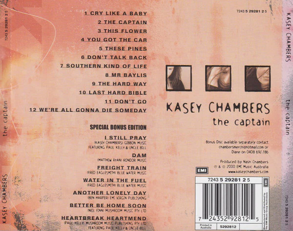 Kasey Chambers - The Captain (2xCD, Album, Spe) (Very Good Plus (VG+)) - Image 4