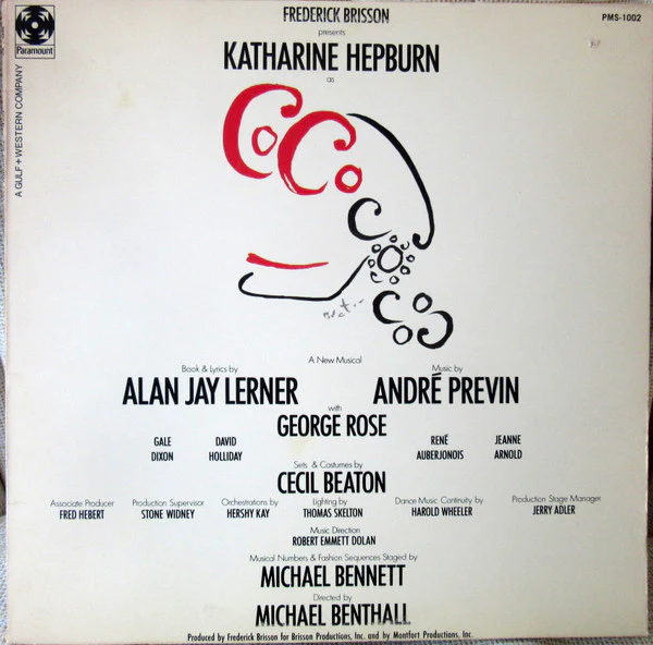 Katharine Hepburn - Coco - The Original Broadway Cast Recording (LP, Album, Gat) (Very Good (VG))