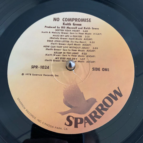 Keith Green - No Compromise (LP, Album, Gat) (Very Good (VG)) - Image 5