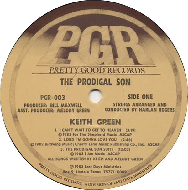 Keith Green - The Prodigal Son (LP, Album) (Very Good Plus (VG+)) - Image 3