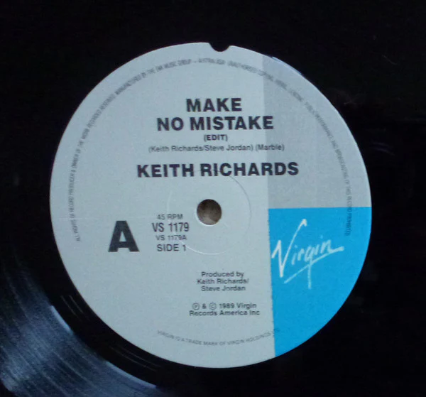 Keith Richards - Make No Mistake (7", Single) (Mint (M)) - Image 3