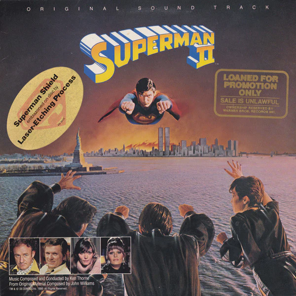 Ken Thorne - Superman II (Original Sound Track) (LP, Album, Etch) (Very Good Plus (VG+))