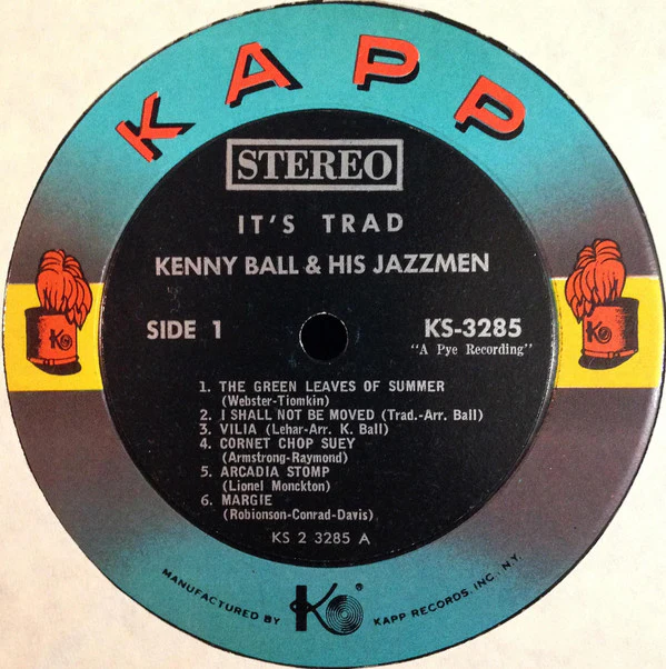 Kenny Ball And His Jazzmen - It's Trad (LP, Album) (Very Good Plus (VG+)) - Image 3