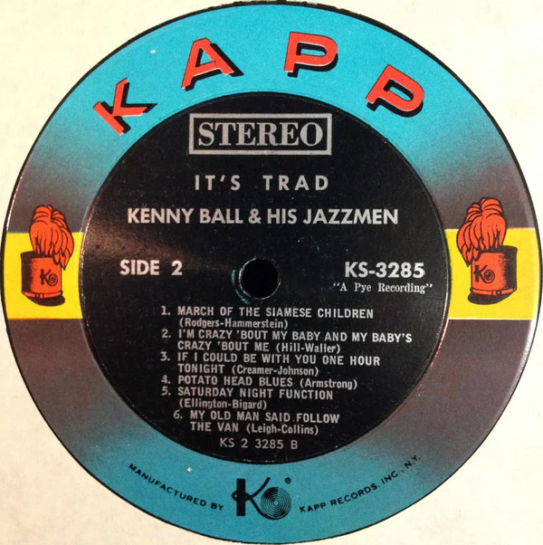 Kenny Ball And His Jazzmen - It's Trad (LP, Album) (Very Good Plus (VG+)) - Image 4