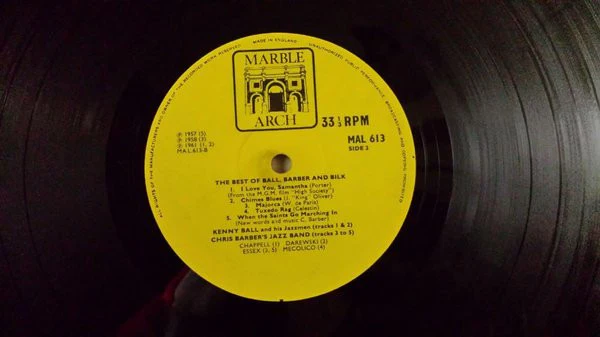 Kenny Ball, Chris Barber & Acker Bilk - The Best Of Ball, Barber & Bilk (LP, Comp, Mono) (Very Good Plus (VG+)) - Image 3