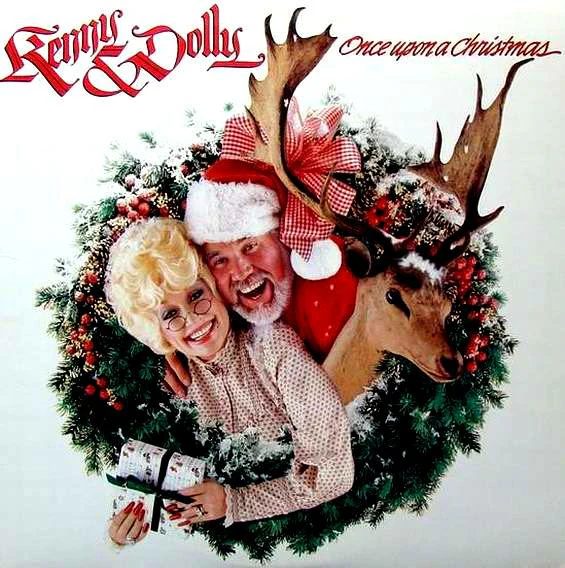 Kenny Rogers & Dolly Parton - Once Upon A Christmas (LP, Album, Ind) (Very Good Plus (VG+))